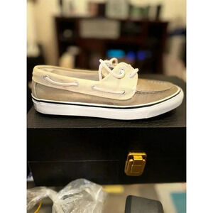 Sorry Men's Bahama II Boat Shoes Khaki/Oyster Size 8M